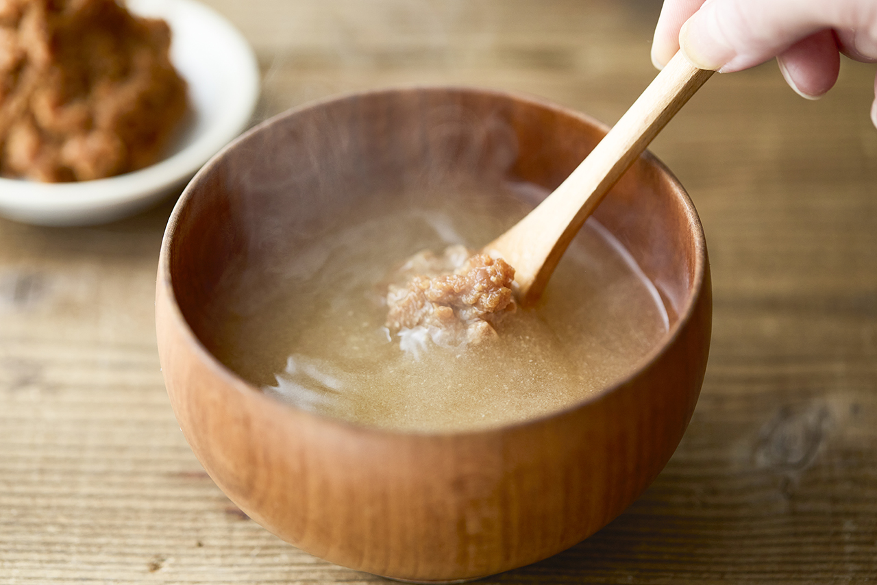 鎌田さんの蔵出し味噌「熟成味噌」の説明画像