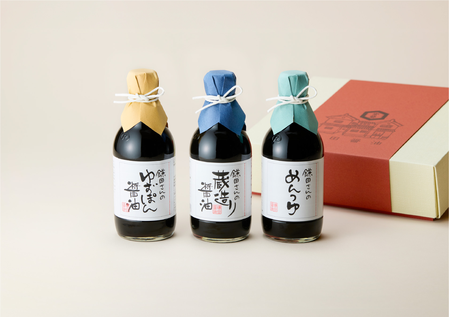 鎌田さんの醤油つゆ３本セットの商品画像