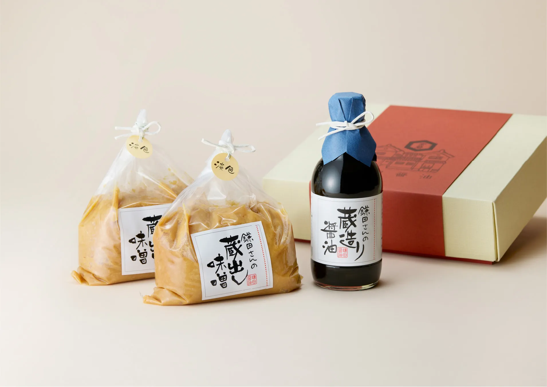人気の淡色味噌と醤油セットの商品画像